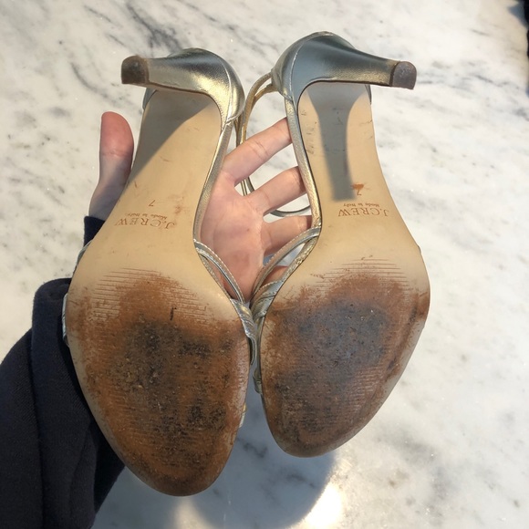 J.Crew Silver Heels - Picture 4 of 4